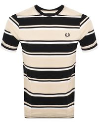 Fred Perry - Bold Stripe T Shirt - Lyst