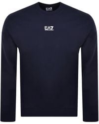 EA7 - Emporio Armani Logo Sweatshirt - Lyst