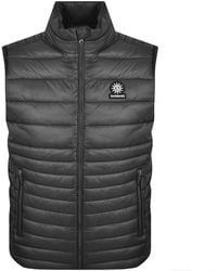 Sandbanks - Micro Puffer Gilet Anthracite - Lyst