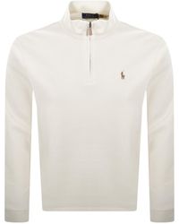 Ralph Lauren - Half Zip Sweatshirt - Lyst
