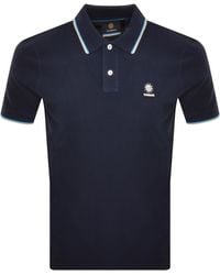 Sandbanks - Badge Logo Polo T Shirt - Lyst