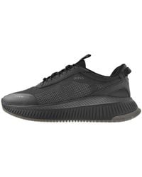 BOSS BUSINESS - Boss Titanium Runner Trainers - Lyst