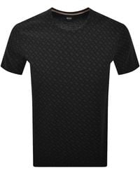 BOSS BUSINESS - Boss Waffle All Over Print T Shirt - Lyst