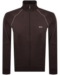 BOSS BUSINESS - Boss Full Zip Sweatshirt Jacket Dark - Lyst
