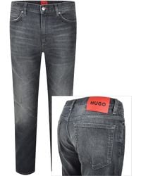 HUGO - 708 Slim Fit Jeans Dark Wash - Lyst
