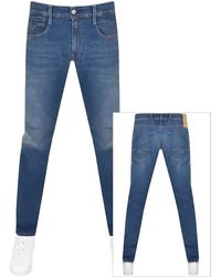Replay - Anbass Jeans Mid Wash - Lyst