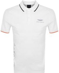 Hackett - Speedmaster Polo T Shirt - Lyst