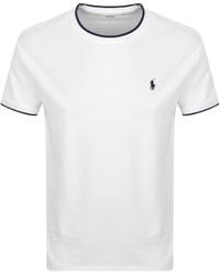 Ralph Lauren - Crew Neck Pique T Shirt - Lyst