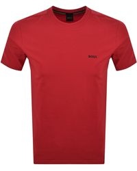 BOSS - Boss Tee T Shirt Open - Lyst
