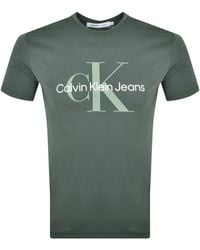 Calvin Klein - Jeans Monogram Logo T Shirt - Lyst