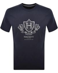 Hackett - Heritage H Logo T Shirt - Lyst