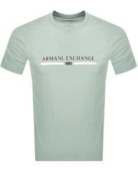 ARMANI EXCHANGE - Logo T Shirt - Lyst