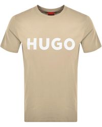 HUGO - Dulivio Crew Neck T Shirt - Lyst
