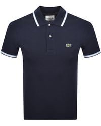 Lacoste - Tipped Polo T Shirt - Lyst
