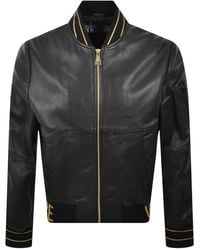Versace Jeans Couture - Couture Leather Jacket - Lyst