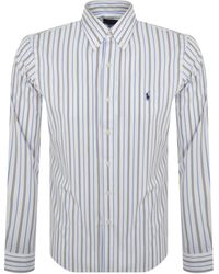 Ralph Lauren - Custom Fit Long Sleeve Shirt - Lyst