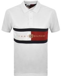 NEW NWT TOMMY HILFIGER MEN'S POLO SHIRT SZ SIZE S L SMALL LARGE S/S TH COTTON 
