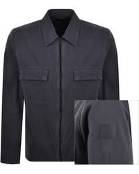 BOSS - Boss Lorum Full Zip Overshirt - Lyst