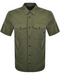 G-Star - G-Star Marine Slim Short Sleeved Shirt - Lyst