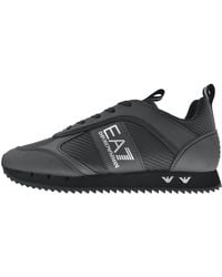 EA7 - Emporio Armani Logo Trainers - Lyst