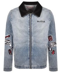 True Religion X Playboy Jimmy Big T Stretch-denim Jacket in