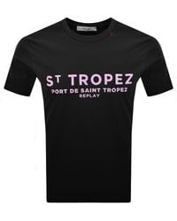 Replay - Graphic T Shirt - Lyst