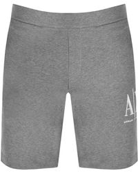 Armani Exchange Jersey Bermuda Shorts - Grey
