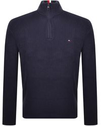 Tommy Hilfiger Zipped sweaters for Men - Up to 75% off | Lyst