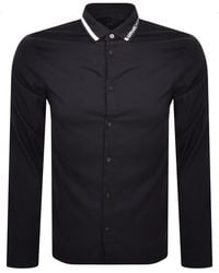 Armani Exchange - Long Sleeved Shirt - Lyst