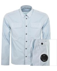 C.P. Company - Cp Company Gabardine Pocket Overshirt - Lyst