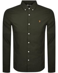 Farah - Farah Brewer Slim Fit Shirt - Lyst