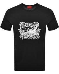 HUGO - Diwom T Shirt - Lyst