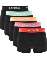 Lacoste - Underwear 5 Pack Trunks - Lyst