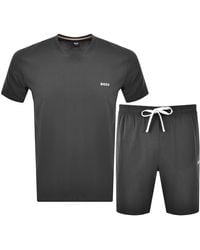 BOSS BUSINESS - Boss Mix And Match T Shirt And Short Set - Lyst