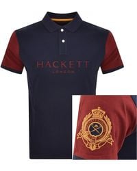 Hackett - Modern City Heritage Polo T Shirt - Lyst