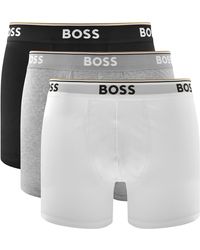 BOSS BUSINESS - Boss Underwear 3 Pack Long Boxer Briefs - Lyst