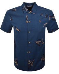 Farah - Farah Ernest Casual Fit Shirt Aegean - Lyst