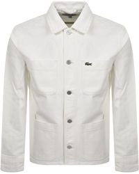 Lacoste - Long Sleeved Woven Shirt - Lyst
