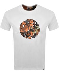 Pretty Green - Rave Camo Logo T Shirt - Lyst
