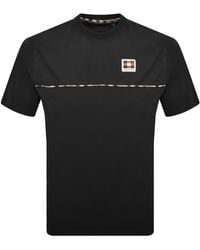 Aquascutum - Club Check Piping T Shirt - Lyst