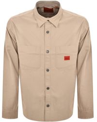 HUGO - Erato Overshirt Jacket - Lyst