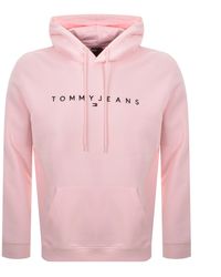 Tommy Hilfiger - Linear Flag Logo Hoodie - Lyst