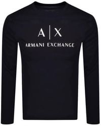 Armani Exchange Long-sleeve t-shirts for Men - Up to 50% off at 