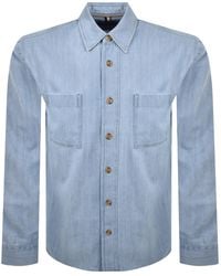 BOSS BUSINESS - Boss H Cory Denim Overshirt Light - Lyst