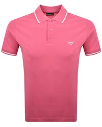 Armani - Emporio Short Sleeved Polo T Shirt - Lyst