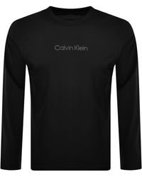 Calvin Klein - Lounge Long Sleeve T Shirt - Lyst