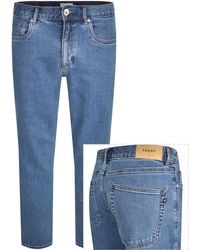 Farah - Farah Elm Mid Wash Slim Fit Jeans - Lyst