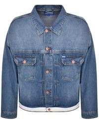 HUGO - Corso Denim Jacket - Lyst
