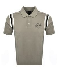 ARMANI EXCHANGE - Logo Polo T Shirt Ashley - Lyst