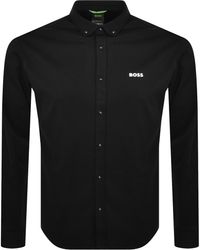 BOSS - Boss B Motion Regular Fit Stretch Shirt - Lyst